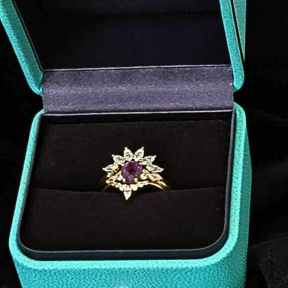 Diamond Engagement and Wedding Ring Set - Picture 3 of 6